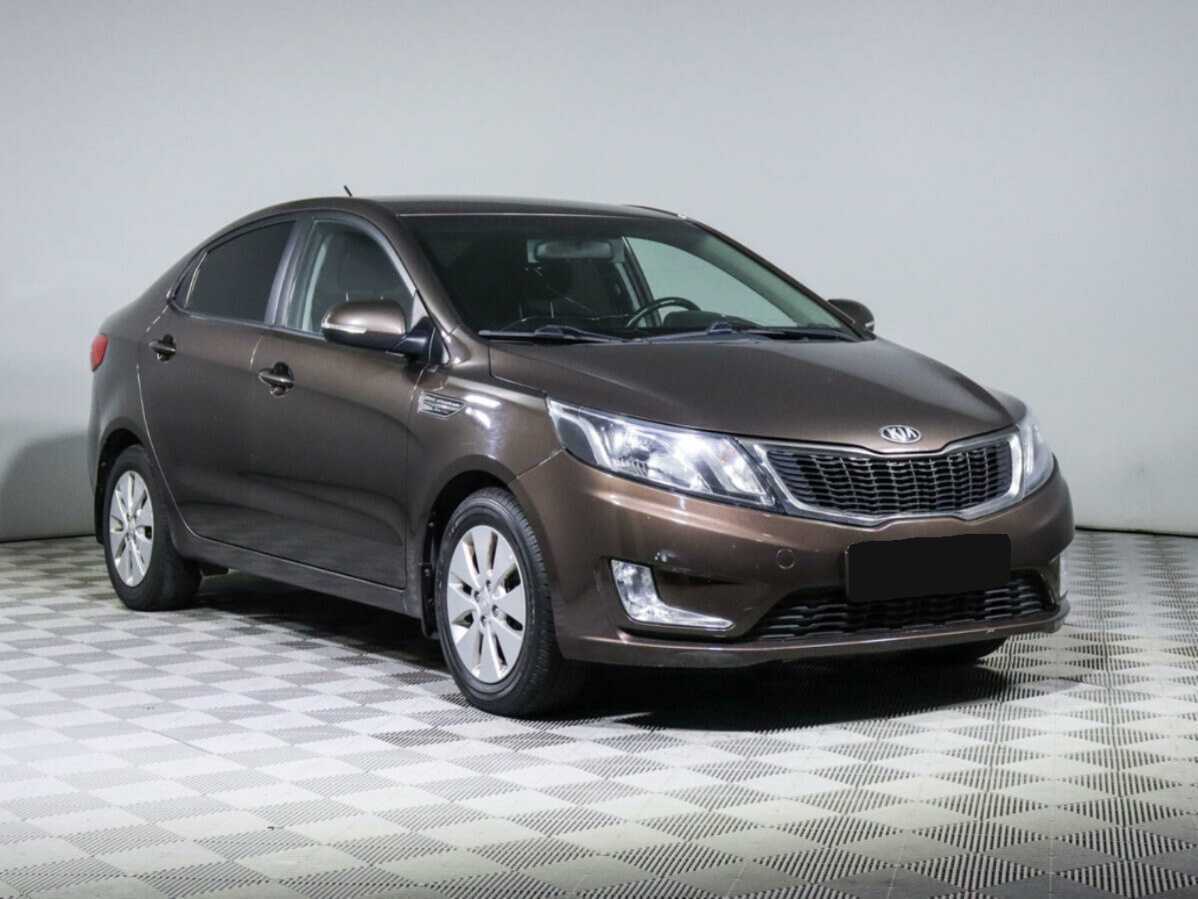 Kia Rio 6-speed, 2014 - фото №3