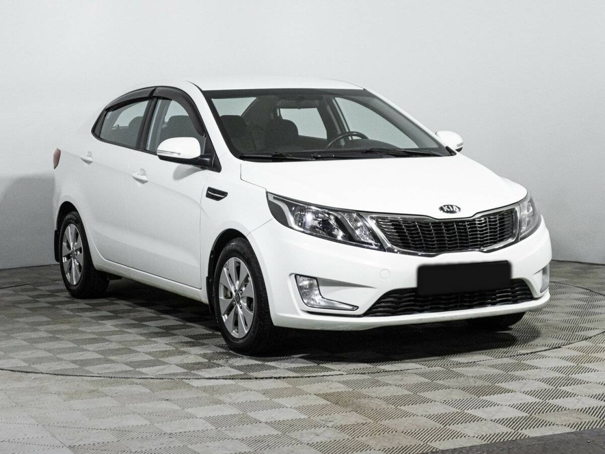Kia Rio 5-speed III, 2013 - фото №3