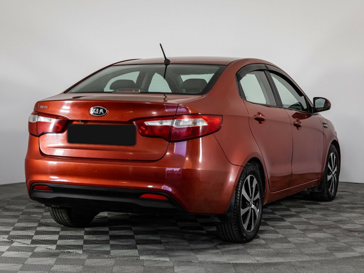 Kia Rio 5-speed III, 2012 - фото №4
